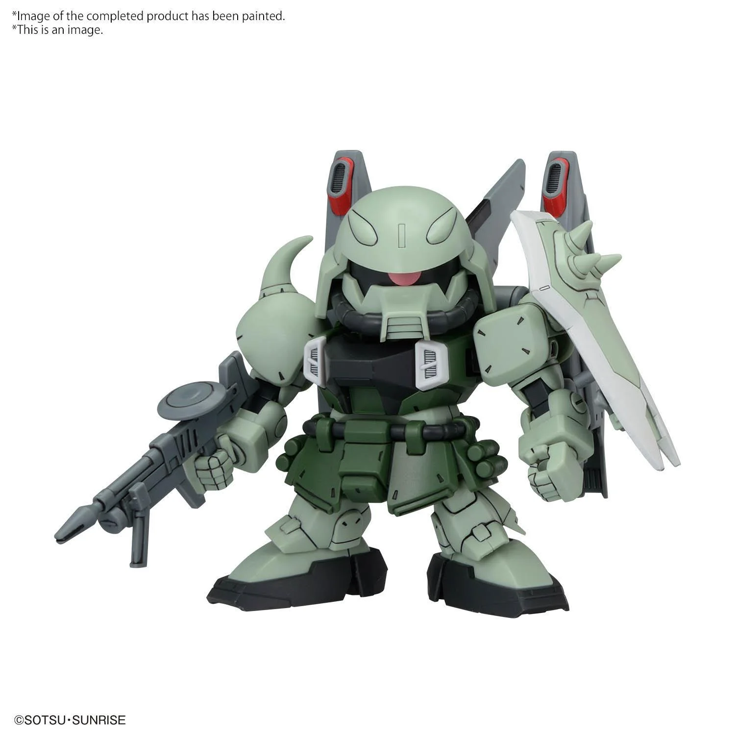 Bandai Gundam Model Kit:  SDBB (Super Deformed BB Senshi) - "Mobile Suit Gundam SEED Destiny" - ZGMF Zaku Series Set - Image 4