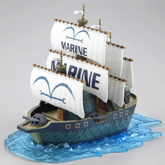 Bandai Hobby: One Piece Grand Ship Collection Model Kit - Marine Ship Model Ship