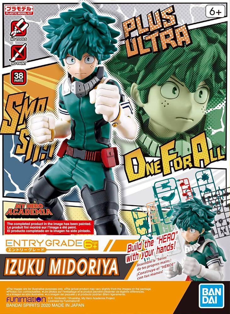 Bandai Model Kit: Entry Grade (EG) - My Hero Academia - Izuku Midoriya