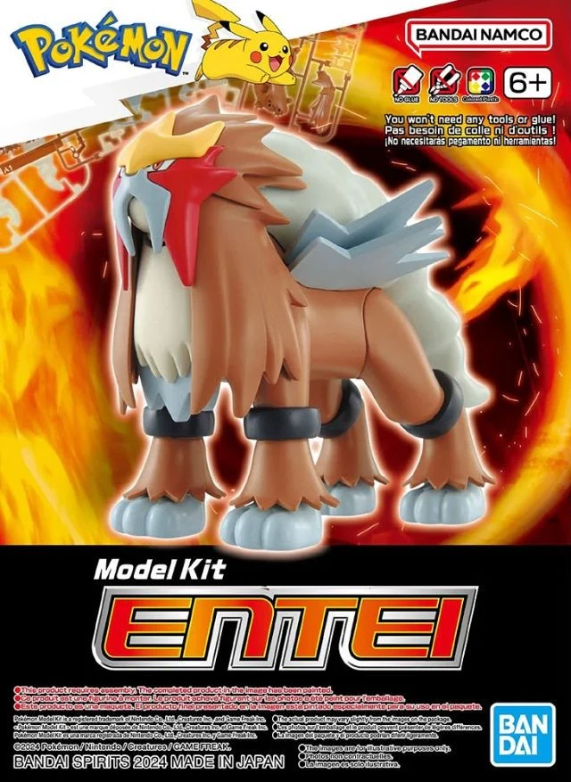 Bandai Select Series Pokemon Model Kit - Entei