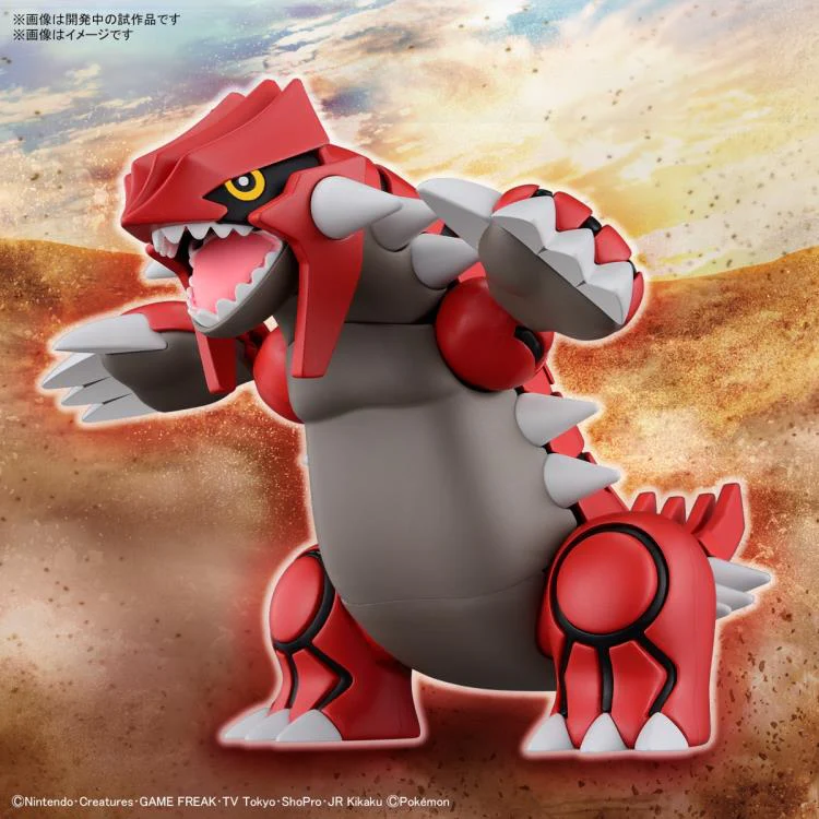 Bandai Select Series Pokemon Model Kit - Groudon - Image 4