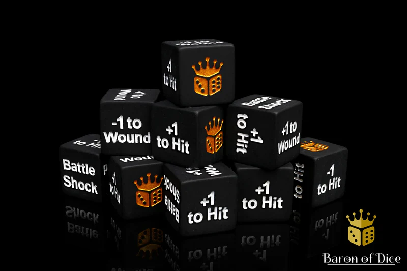 Baron of Dice: Battleshock and Counter Dice (10)