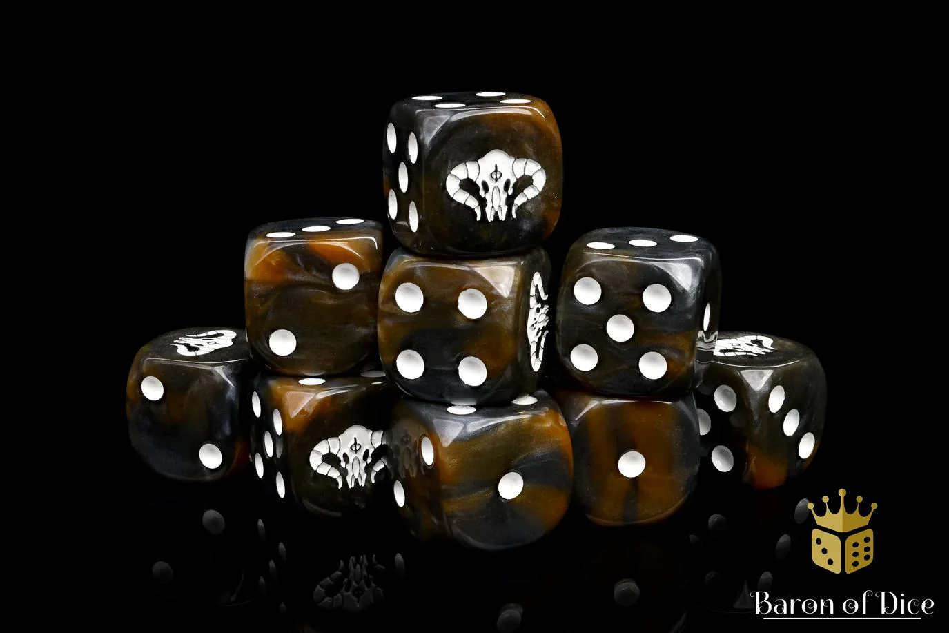 Baron of Dice: Beastmen Dice - Round Corner (25) - Image 2