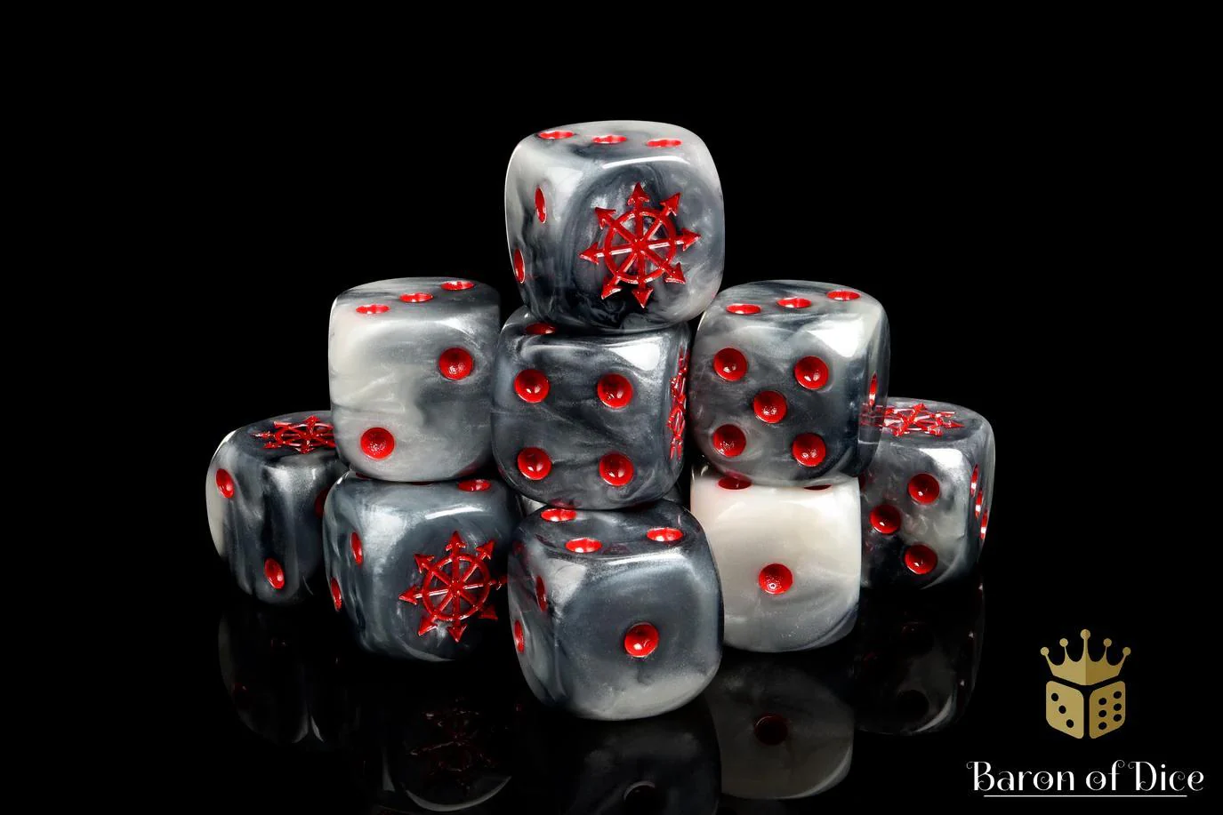 Baron of Dice: Chaos Demon Red Star - Round Corner (25) - Image 2
