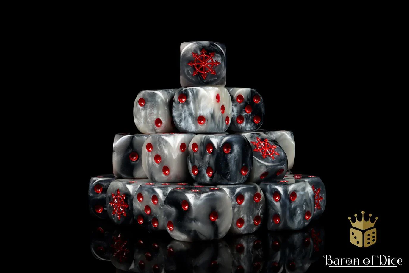 Baron of Dice: Chaos Demon Red Star - Round Corner (25) - Image 3