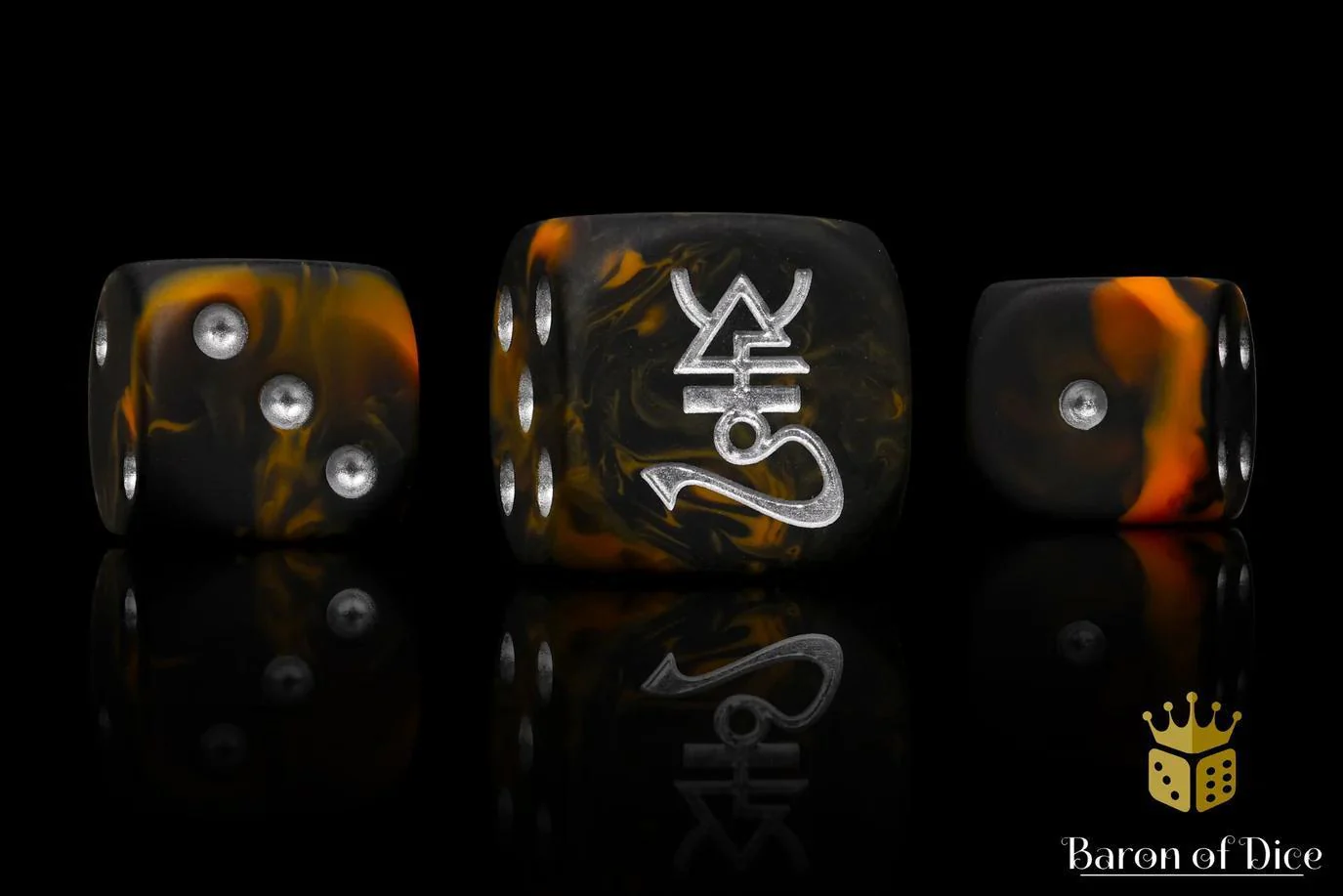Baron of Dice: Dark Ones Dice - Round Corner (25)