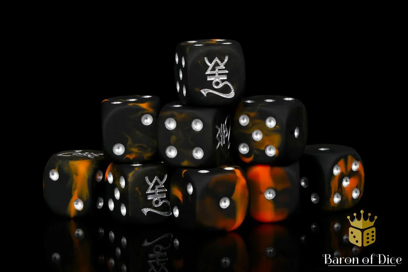Baron of Dice: Dark Ones Dice - Round Corner (25) - Image 2