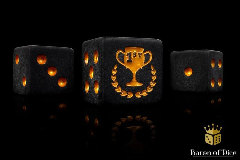 Baron of Dice: First Place 16mm Dice - Square Corner (25) - Image 2
