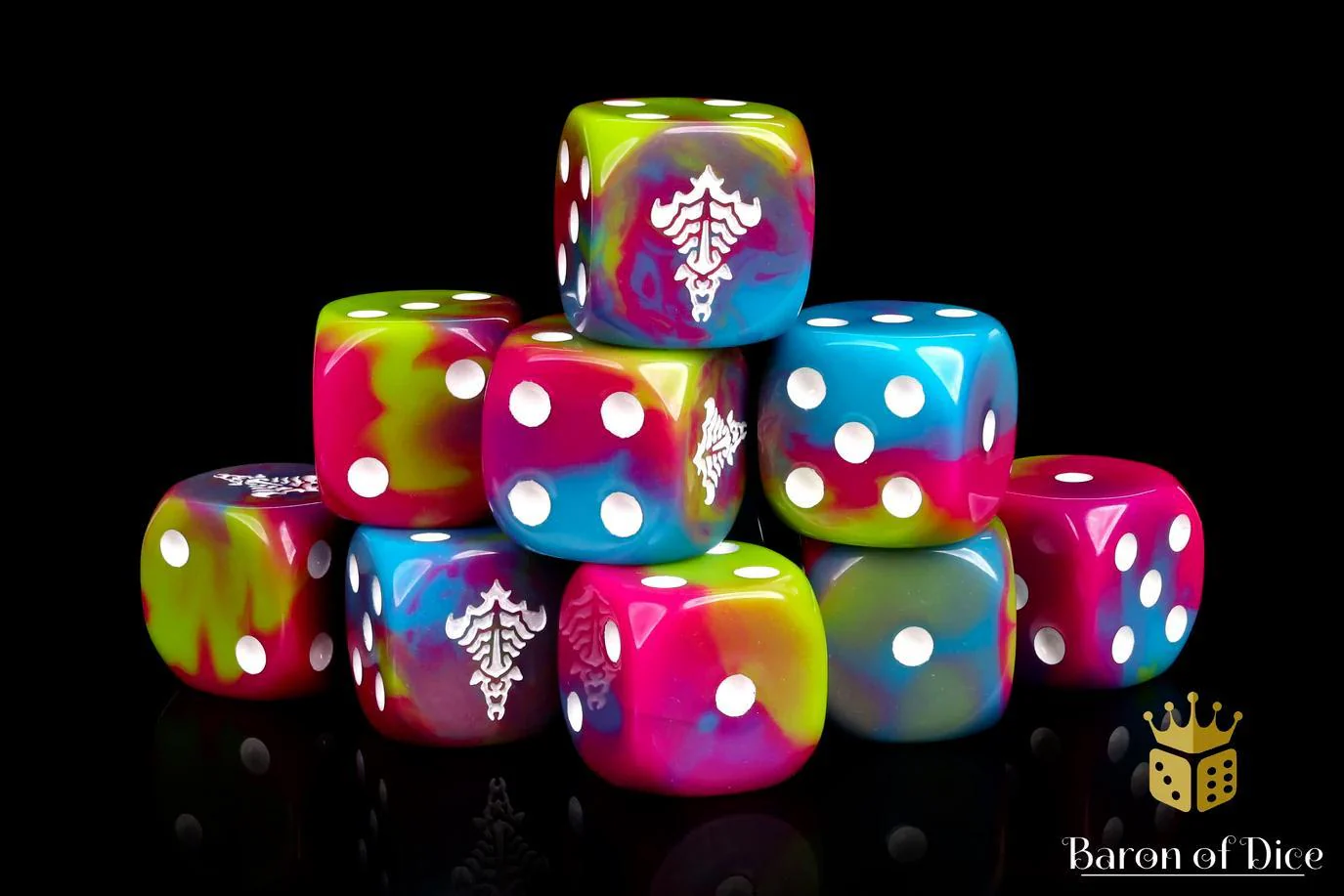 Baron of Dice: Hyperfleet Dice - Round Corner (25)