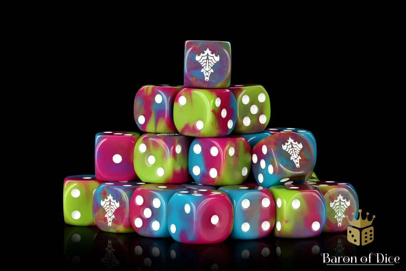 Baron of Dice: Hyperfleet Dice - Round Corner (25) - Image 2