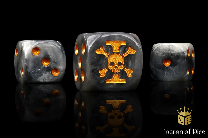 Baron of Dice: Inquisition Order Dice - Round Corner (25)