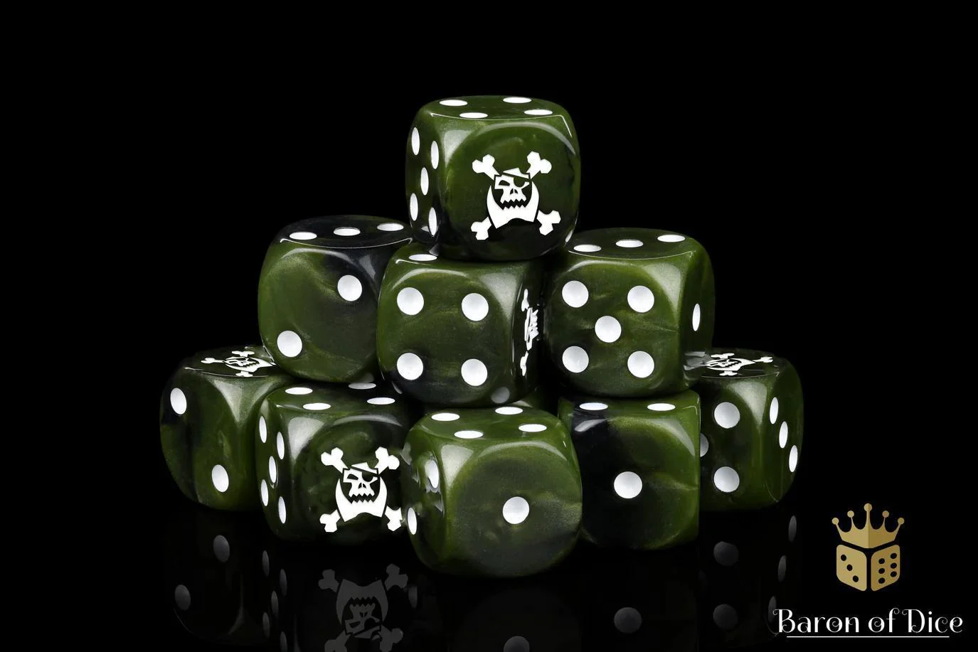 Baron of Dice: Jolly Orc Dice - Round Corner (25) - Image 2