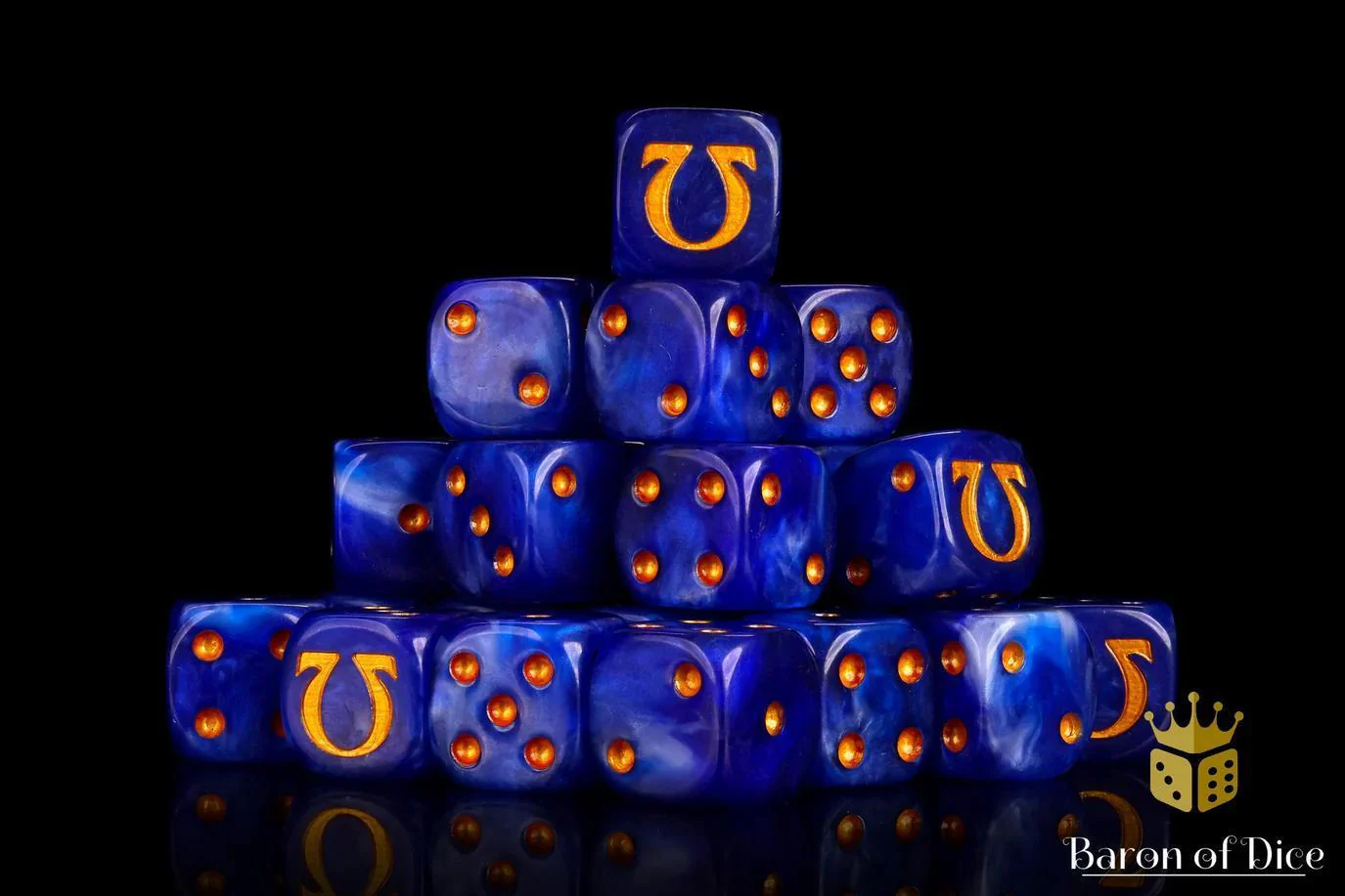 Baron of Dice: Omega - Ancient Gold - Round Corner (25) - Image 2
