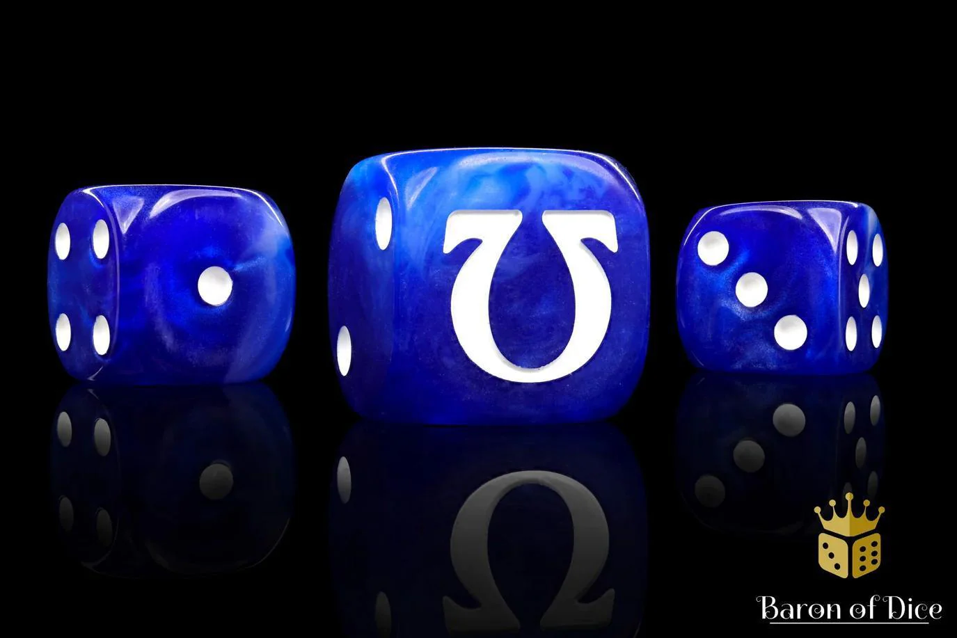 Baron of Dice: Omega - White - Round Corner (25)