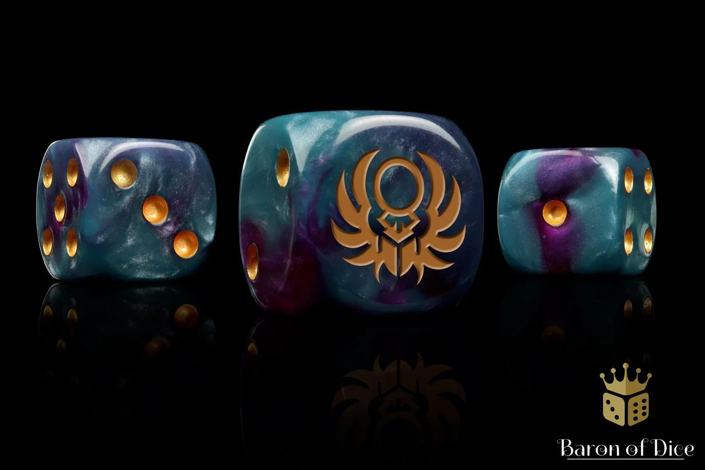 Baron of Dice: Sun Scarab - Infinity - Round Corner (25)