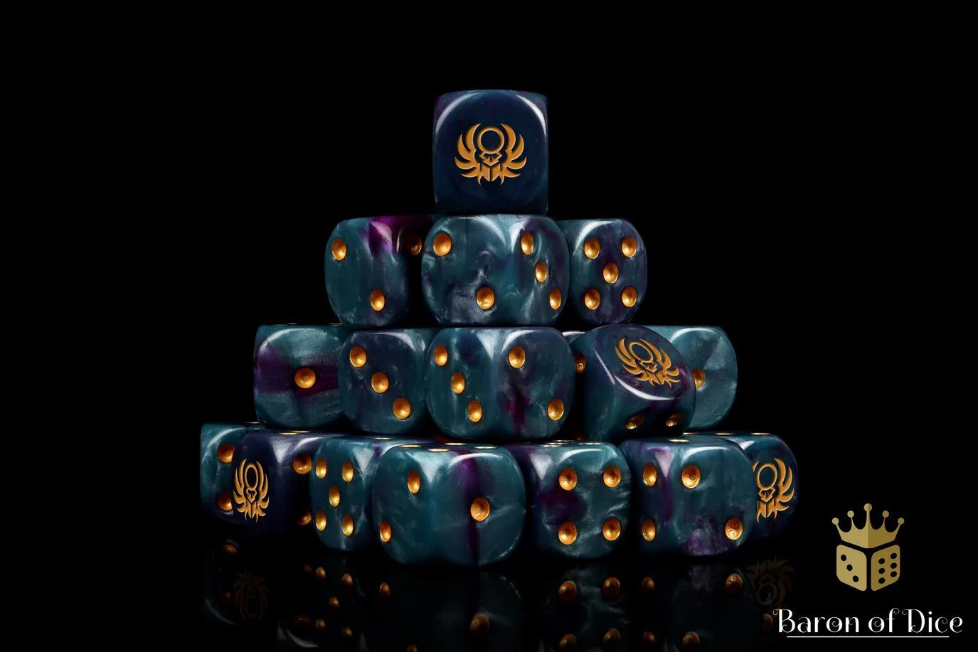 Baron of Dice: Sun Scarab - Infinity - Round Corner (25) - Image 2