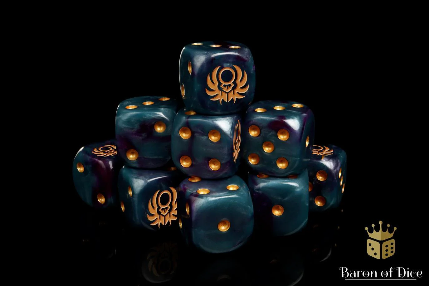 Baron of Dice: Sun Scarab - Infinity - Round Corner (25) - Image 3