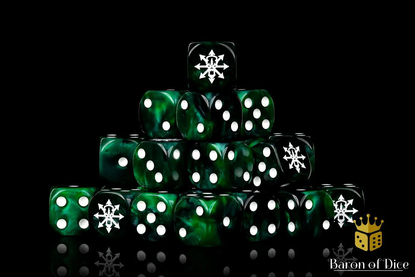 Baron of Dice: Tainted Knight - Green - Round Corner (25) - Image 3