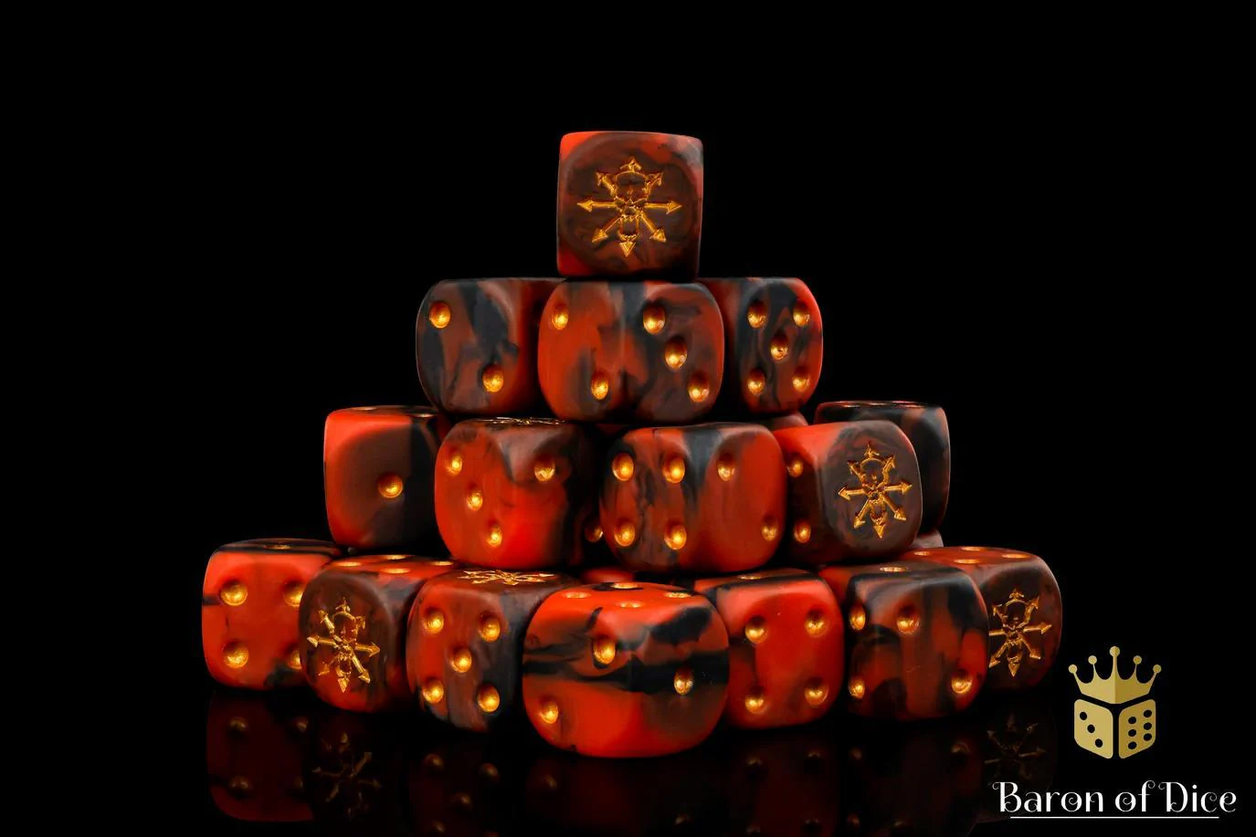 Baron of Dice: Tainted Knight - Red - Round Corner (25) - Image 2