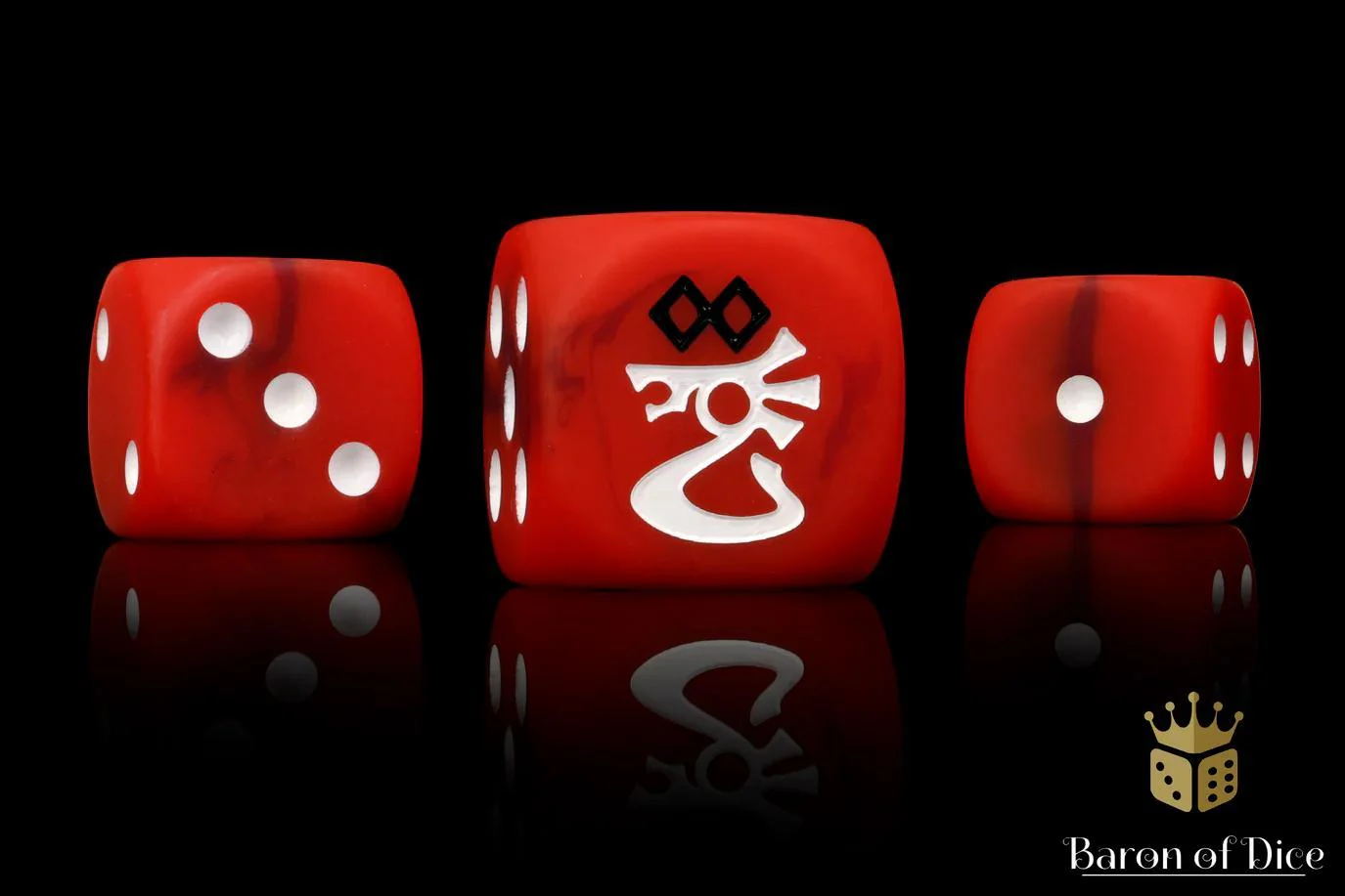Baron of Dice: Wild Riders Dice - Round Corner (25)