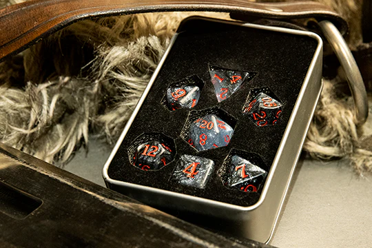 Baron Smelly Bones: Scented Dice - "Ancient Armory" - Polyhedral 7-set - Image 2