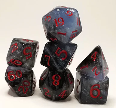 Baron Smelly Bones: Scented Dice - "Ancient Armory" - Polyhedral 7-set - Image 3