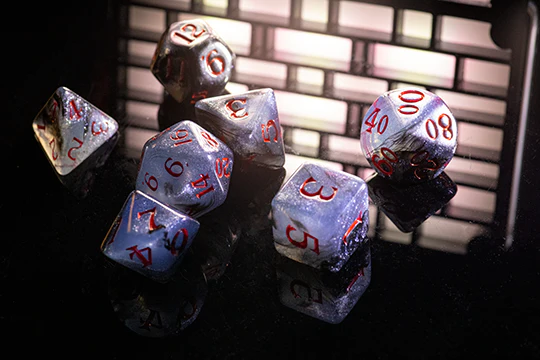 Baron Smelly Bones: Scented Dice - "Ancient Armory" - Polyhedral 7-set - Image 5