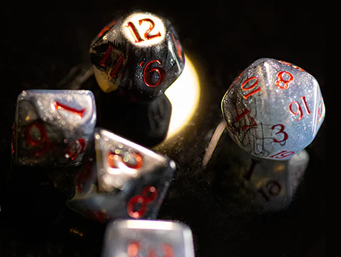 Baron Smelly Bones: Scented Dice - "Ancient Armory" - Polyhedral 7-set - Image 7
