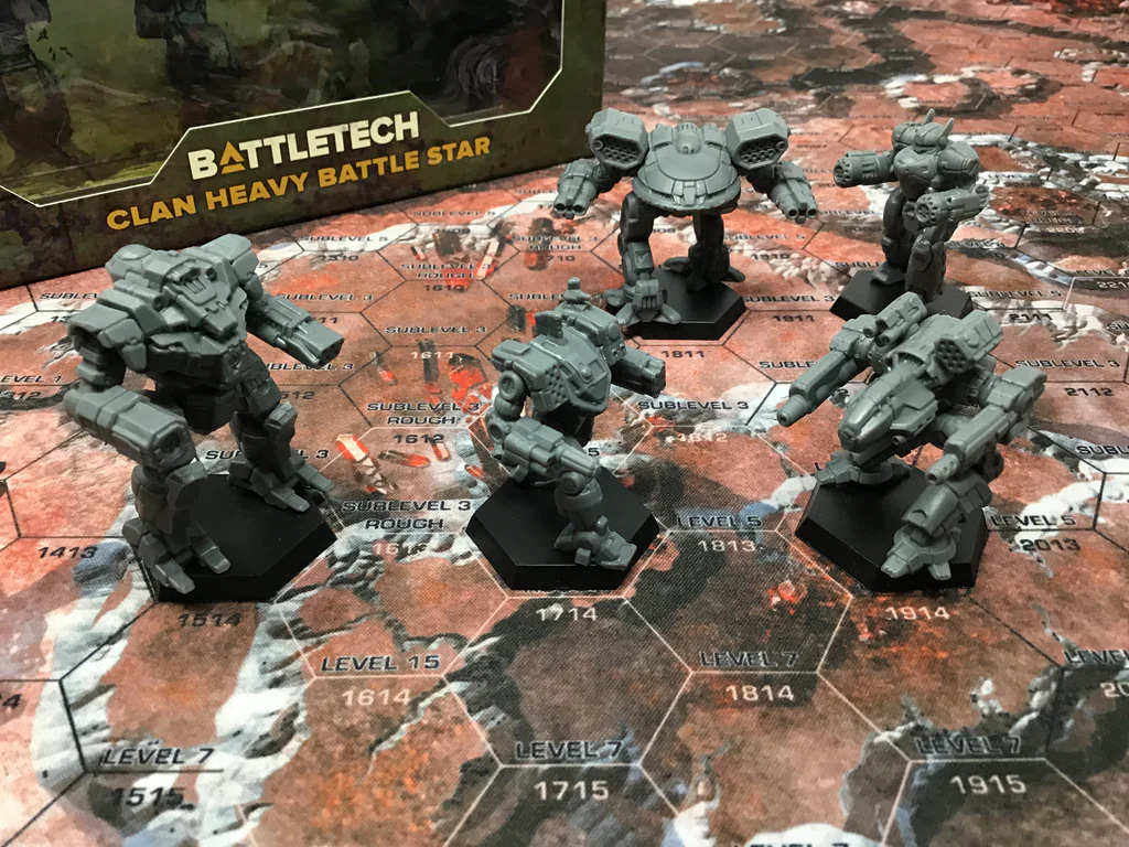 BattleTech: Miniature Force Pack - Clan Heavy Battle Star - Image 2