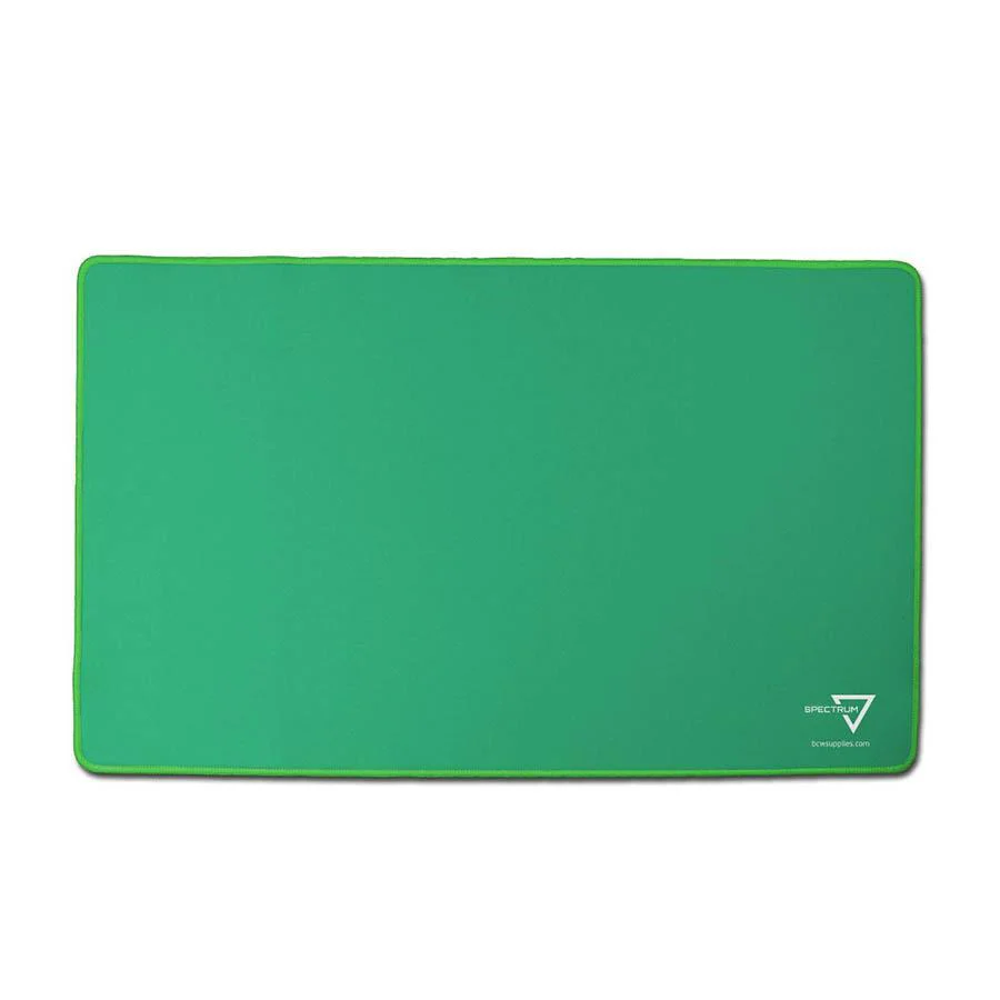 BCW: Spectrum Playmat with Stitched Edging - Green