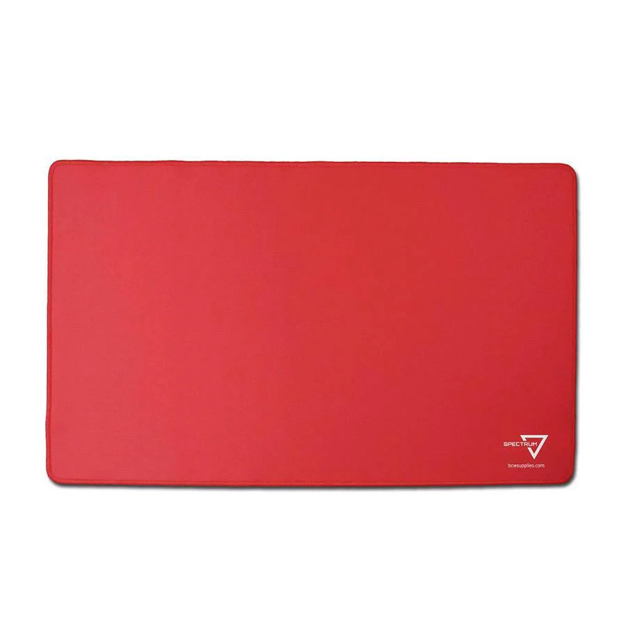 BCW: Spectrum Playmat with Stitched Edging - Red