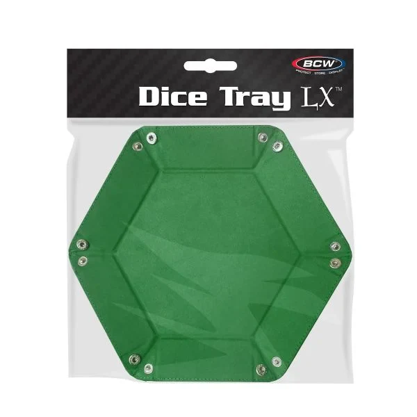 BCW Supplies: Hexagon Dice Tray - Grass Green - Image 2