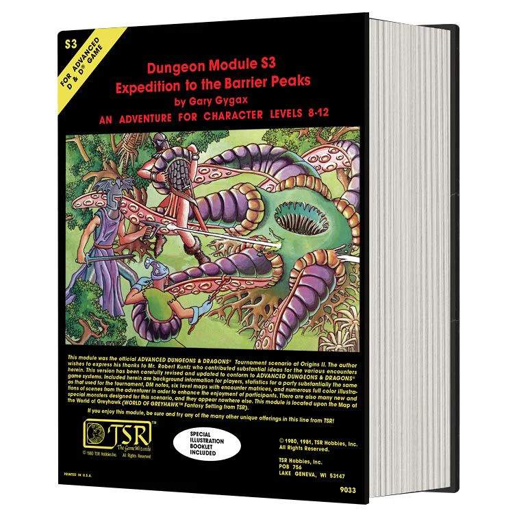 Beadle and Grimm's: Dungeons and Dragons Classic Module Dice Set - Expedition to the Barrier Peaks