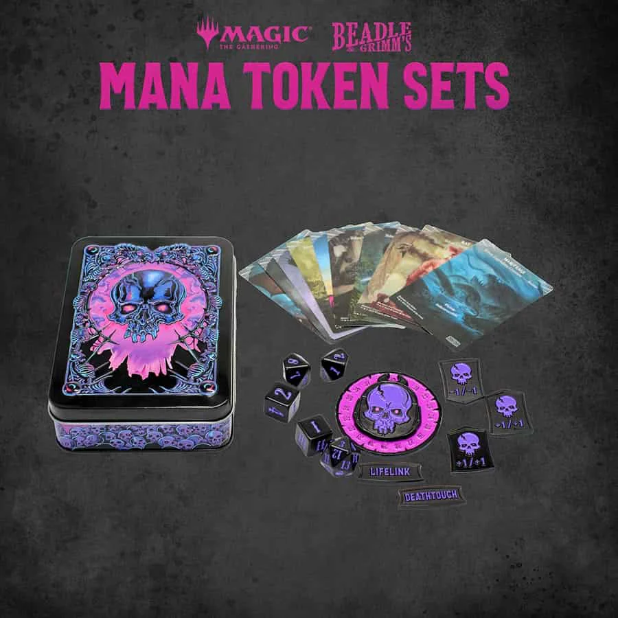 Beadle and Grimm's: Magic the Gathering - Black Mana Token Set