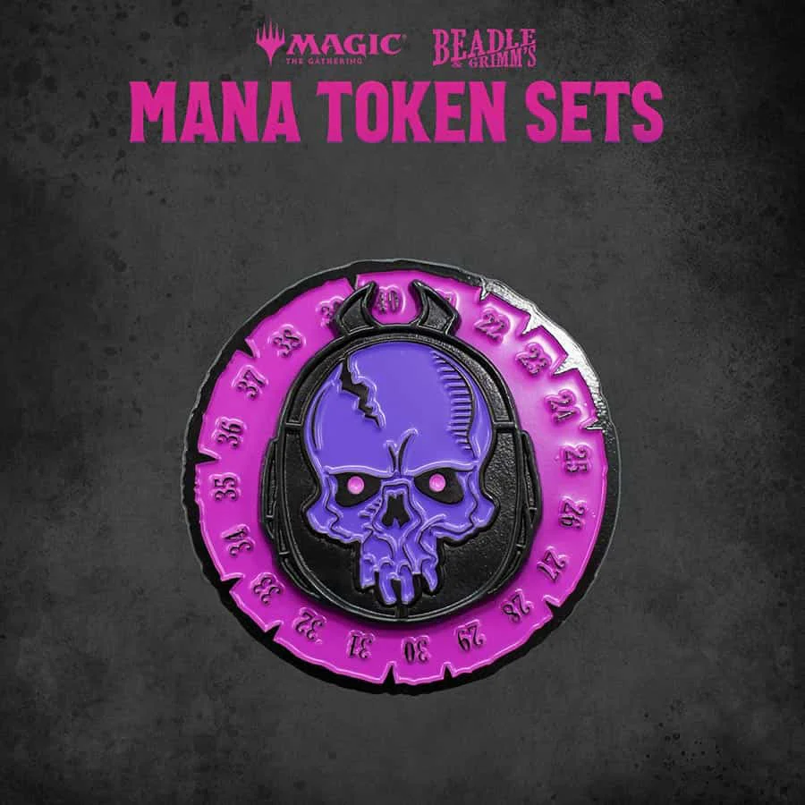 Beadle and Grimm's: Magic the Gathering - Black Mana Token Set - Image 2