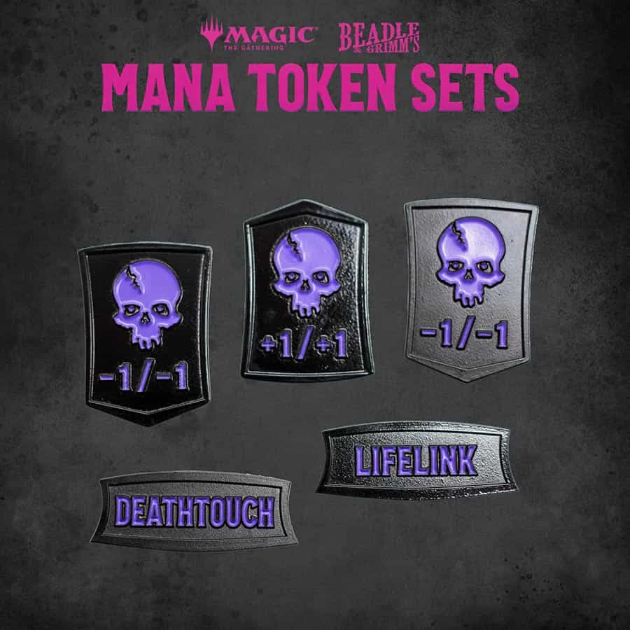 Beadle and Grimm's: Magic the Gathering - Black Mana Token Set - Image 3