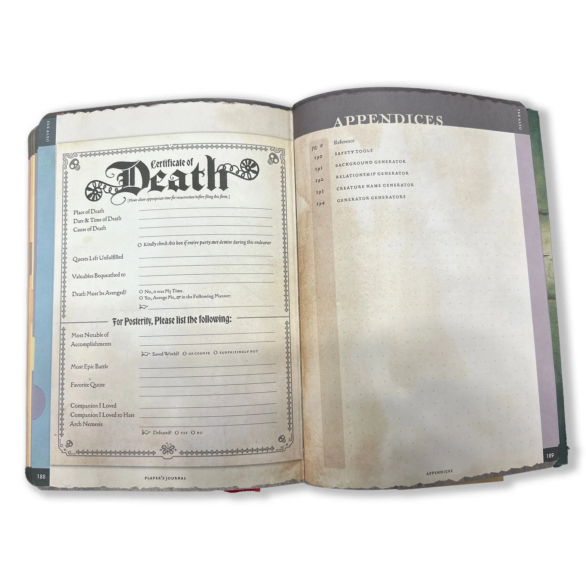 Beadle and Grimm's: Player's Journal - Image 3