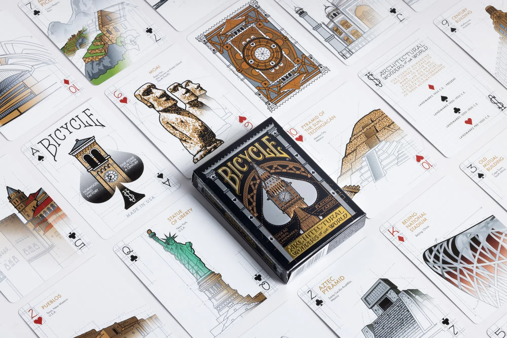Bicycle Playing Cards: Architectural Wonders - Image 3