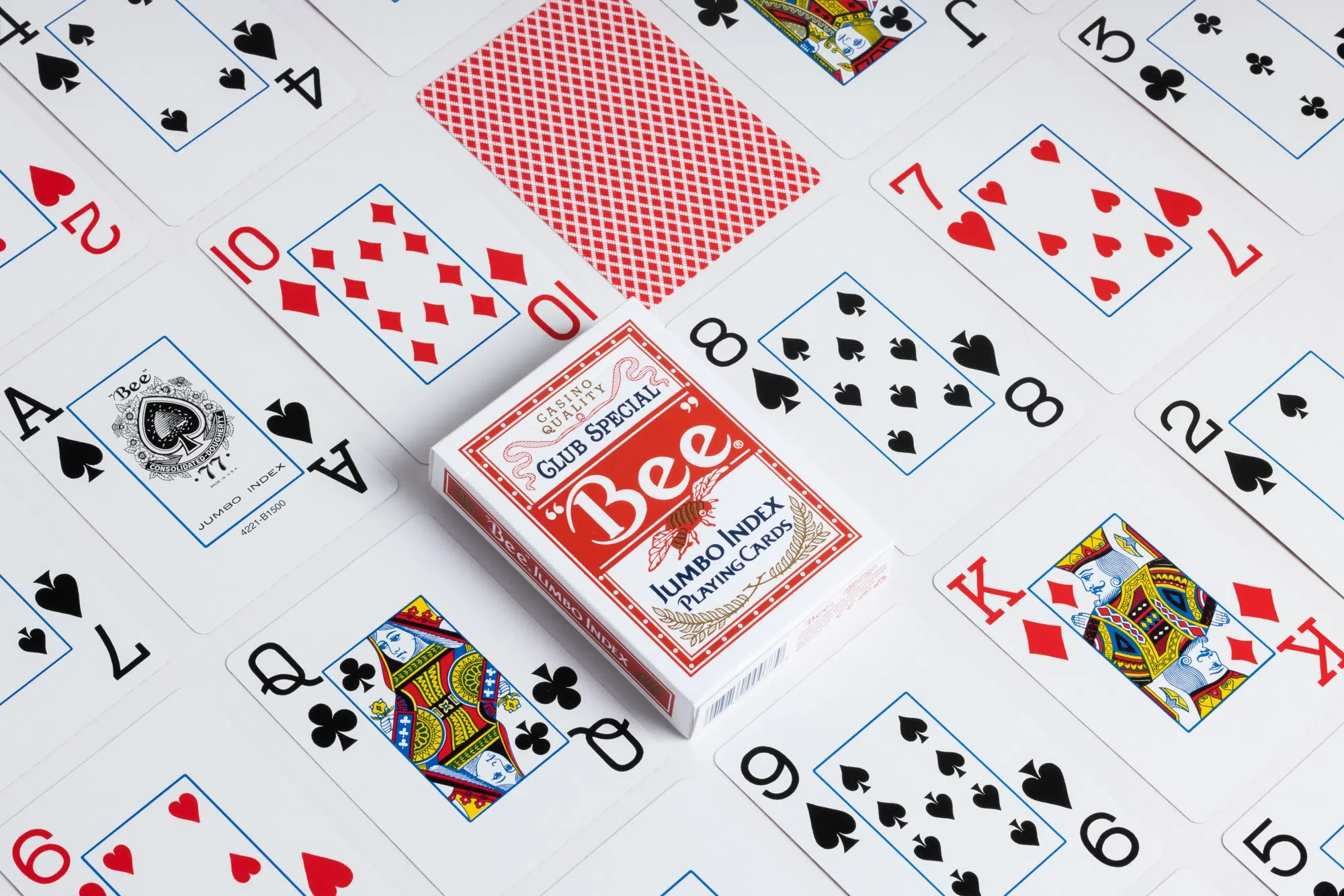 Bicycle Playing Cards: Bee Jumbo - Image 3
