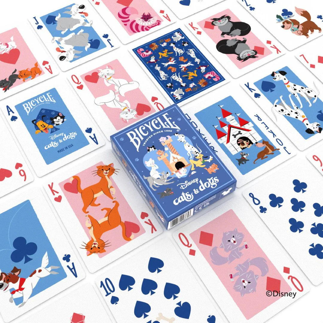 Bicycle Playing Cards: Disney - Cats and Dogs - Image 2