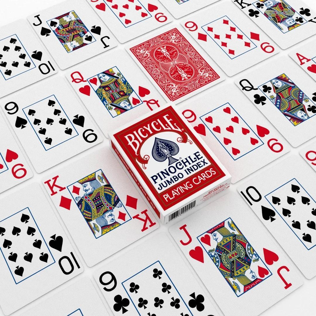 Bicycle Playing Cards: Pinochle Jumbo Index - Image 3