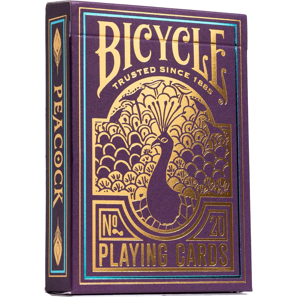 Bicycle Playing Cards: Purple Peacock - Image 2