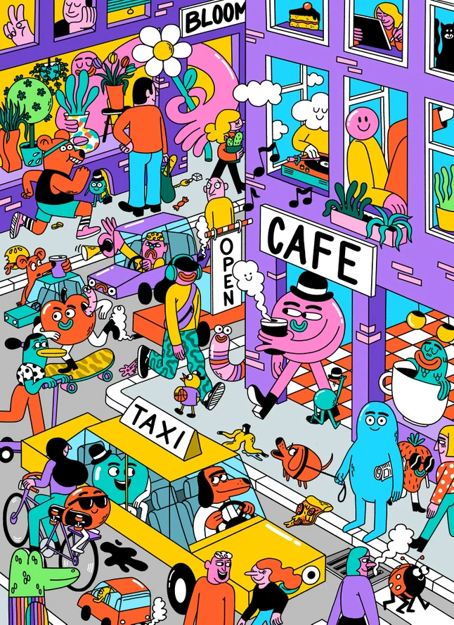 Birdie Puzzles: City Vibes - 1000 Piece Puzzle - Image 3