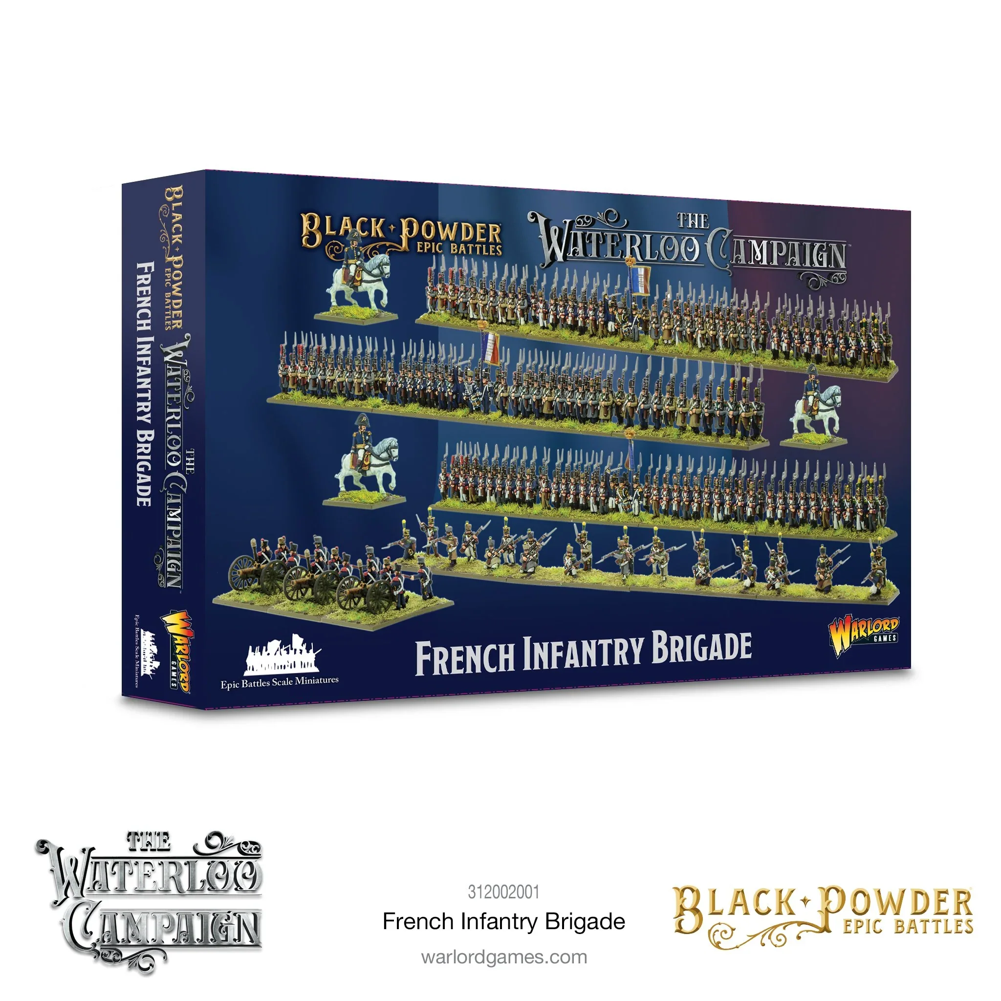 Black Powder Epic Battles: Waterloo - French Infantry Brigade (15mm)