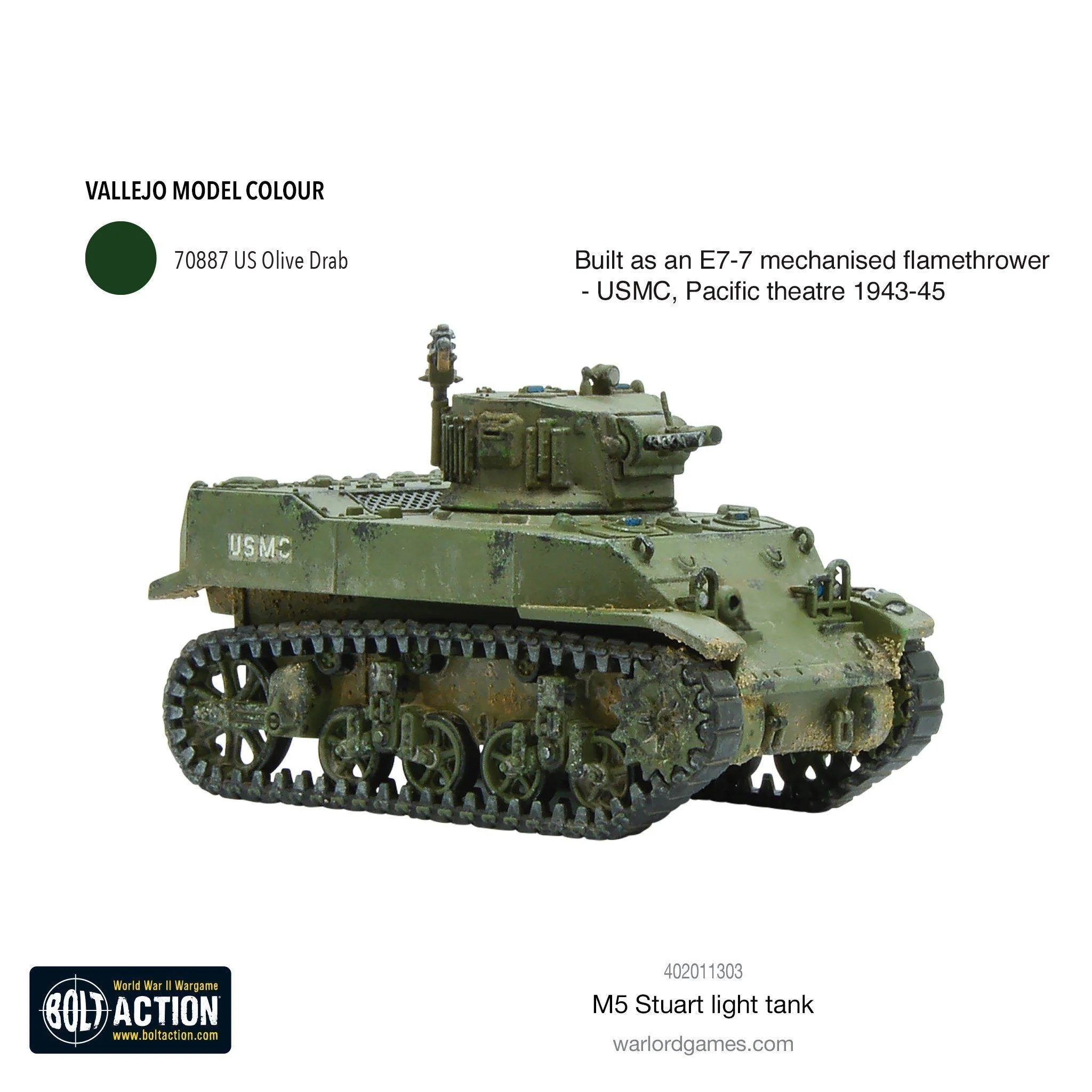 Bolt Action: M5 Stuart Light Tank - Image 2