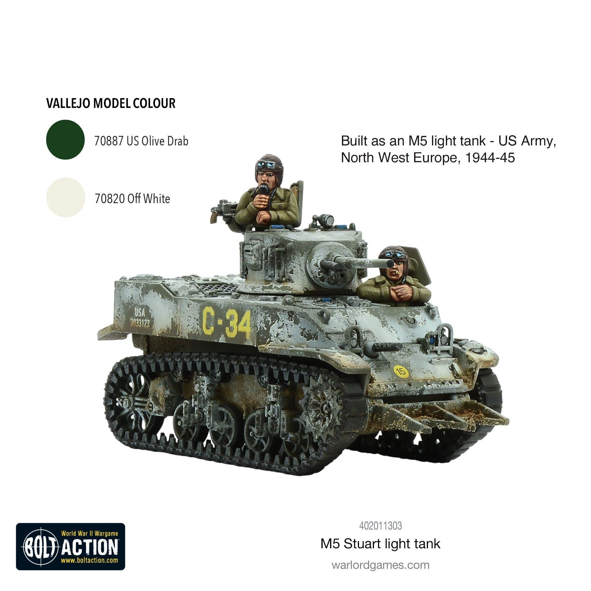 Bolt Action: M5 Stuart Light Tank - Image 3