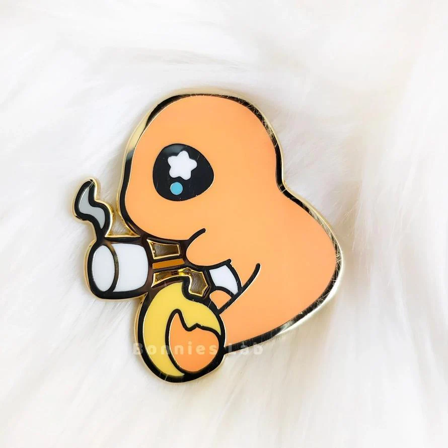 Bonnies Lab: Charmander Enamel Pin - Image 2