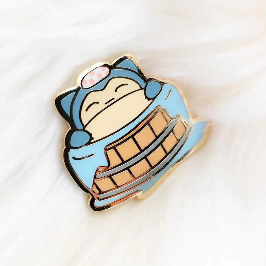 Bonnies Lab: Snorlax Enamel Pin - Image 2