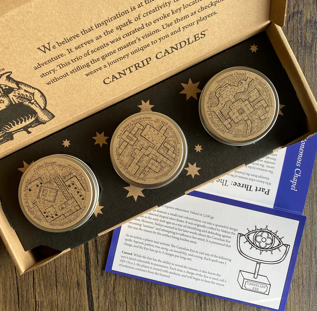 Cantrip Candles: Adventure Triptych - Pensive - Image 2