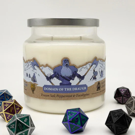 Cantrip Candles: Domain of the Draugr - 16oz